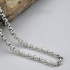 Vintage Flat Cable Thai Chain 925 Sterling Silver Necklace Men (20"/22"/24")