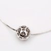 Simple Hollow Ball 925 Sterling Silver Anklet